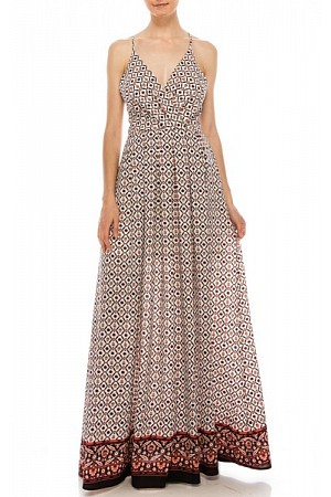 IVORY WINE COMBO PRINT OPEN BA ...